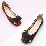 Metal Bow Ballerina Flats (Eva)