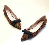 Bowknot Suede Flats (Aida)