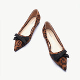 Bowknot Suede Flats (Aida)