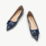 C Buckle Pointed Toe Flats (Aida)