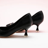 C Buckle Pointed Toe Pumps (Olivia)