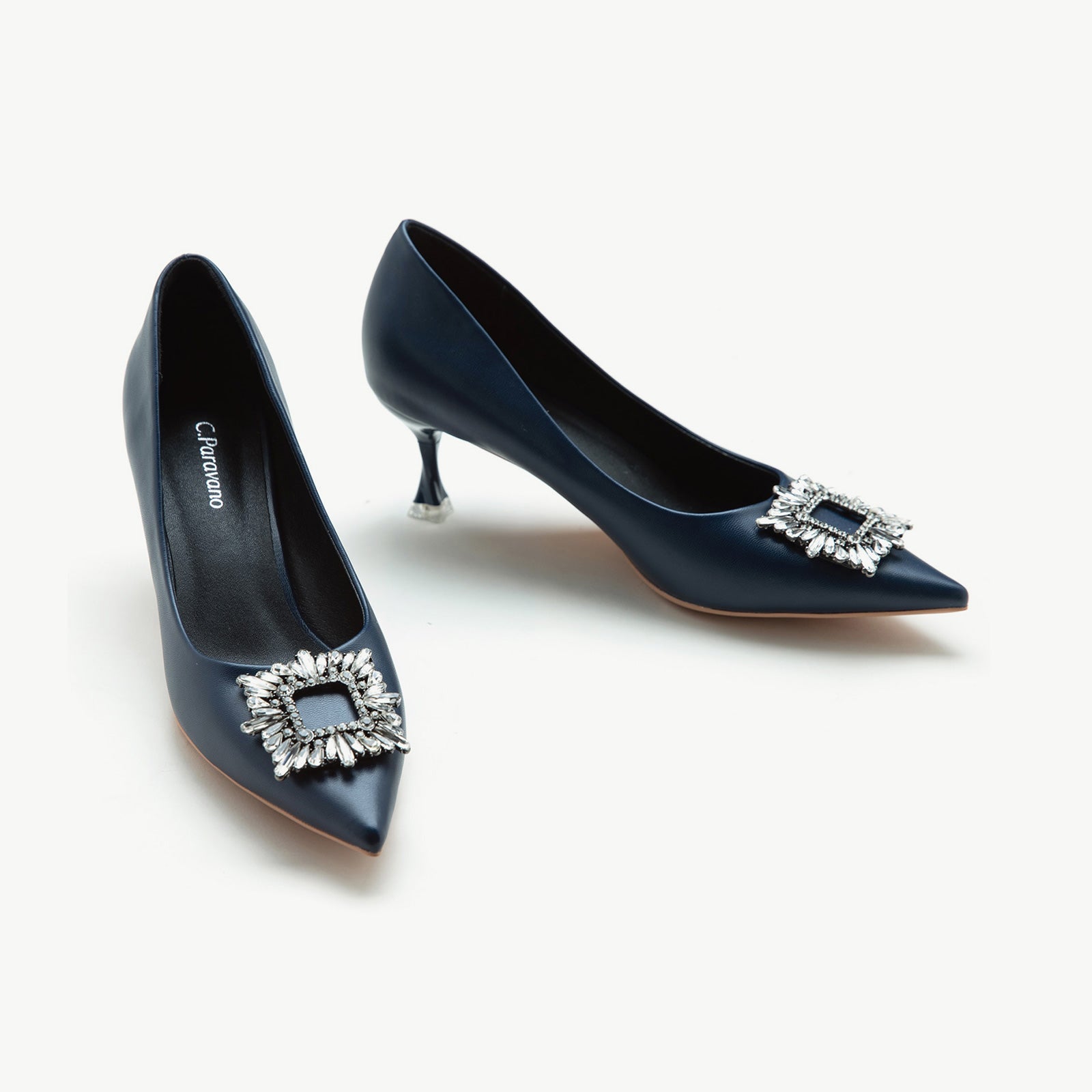 Crystal Buckle Pumps (Olivia)