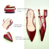 Sleek Slingback Flats (Freya)