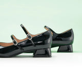 Double-Straps Block Heel Mary Jane (Kara Jane)